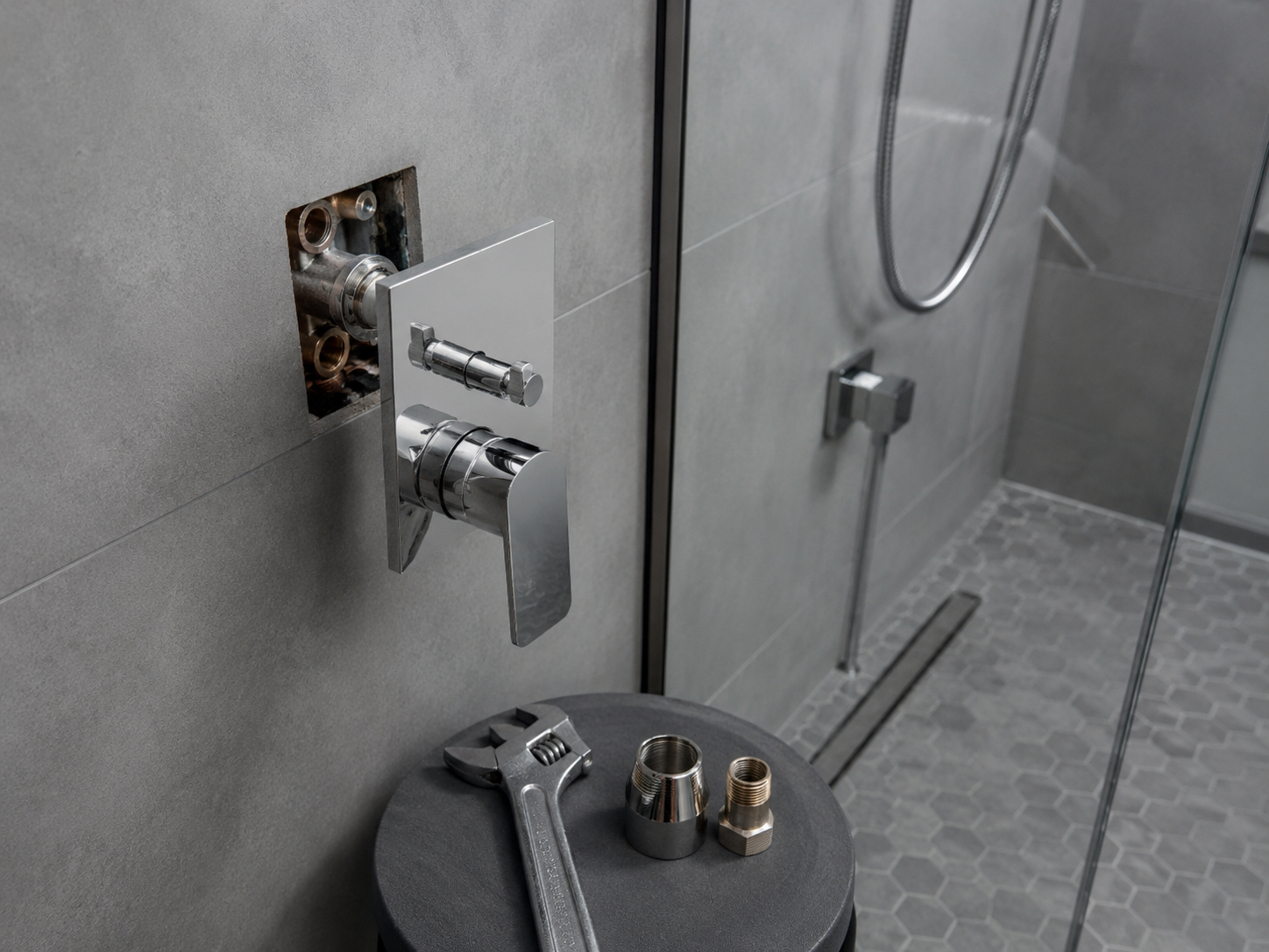 Réparation mitigeur douche Angers